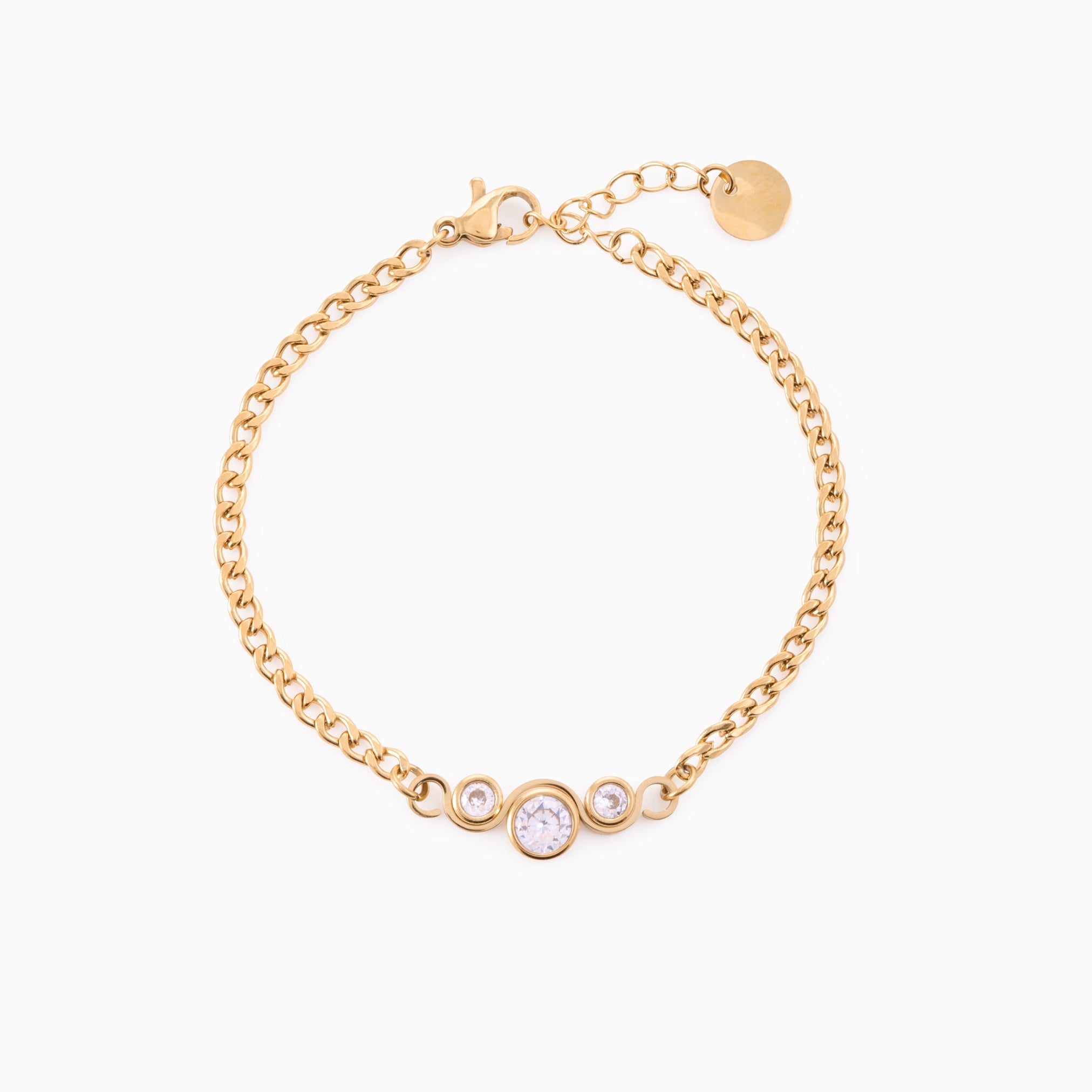 BE MINE BRACELET best gold plated tarnish and water resistant piece by Irish Jewellery brand - Lynott Jewellery