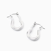 RIPPLE HOOP EARRINGS