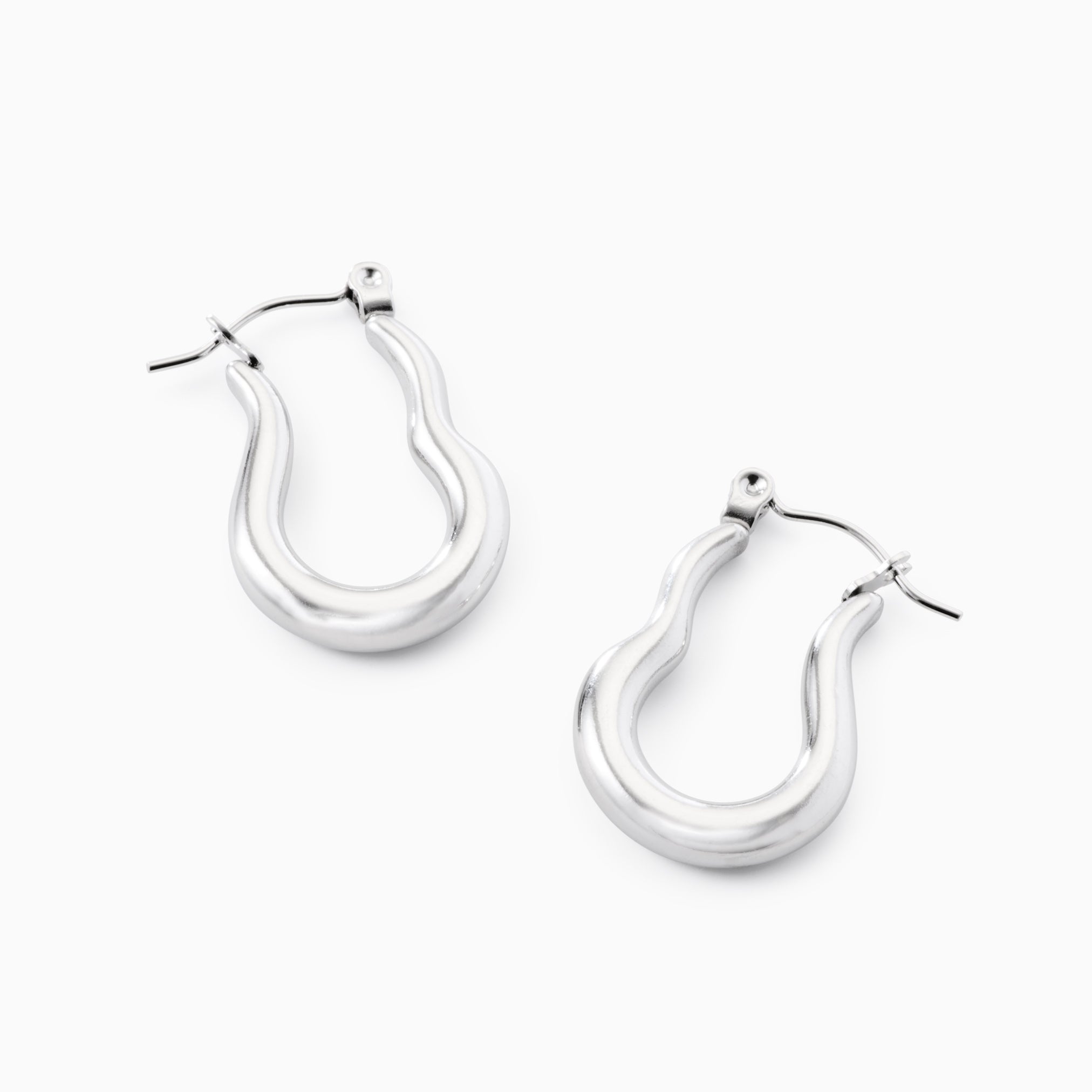 RIPPLE HOOP EARRINGS