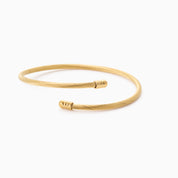 KAI BANGLE best gold plated tarnish and water resistant piece by Irish Jewellery brand - Lynott Jewellery