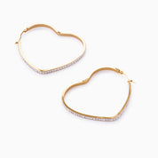 CRYSTAL HEART HOOP