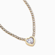 TRUE HEART TENNIS NECKLACE