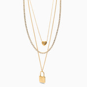 KEY TO MY HEART LAYERED NECKLACE