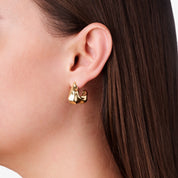 SQUARE TEXTURED STATEMENT HOOP