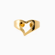 OPEN HEART ADJUSTABLE RING