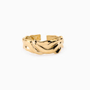 DOLCE ADJUSTABLE RING best gold plated tarnish and water resistant piece by Irish Jewellery brand - Lynott Jewellery