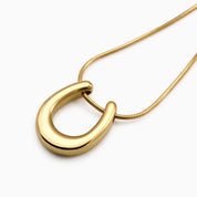 HORSESHOE NECKLACE best gold plated tarnish and water resistant piece by Irish Jewellery brand - Lynott Jewellery