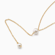 WHISPER OF PEARL LARIAT NECKLACE