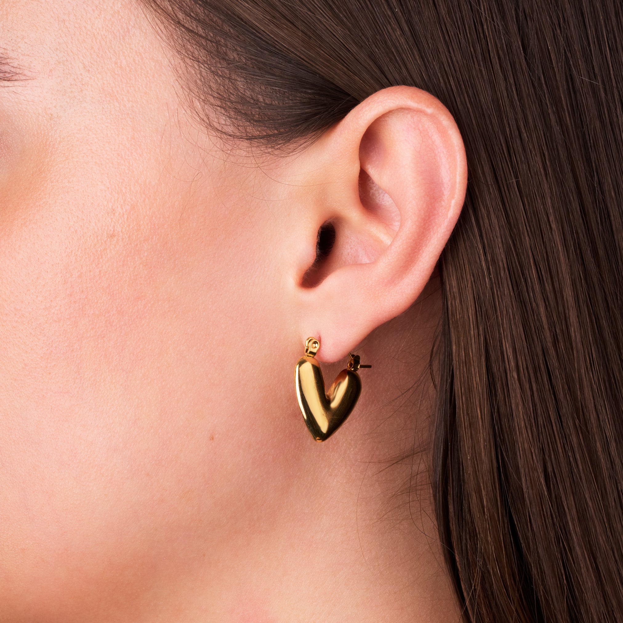BUBBLE HEART EARRINGS