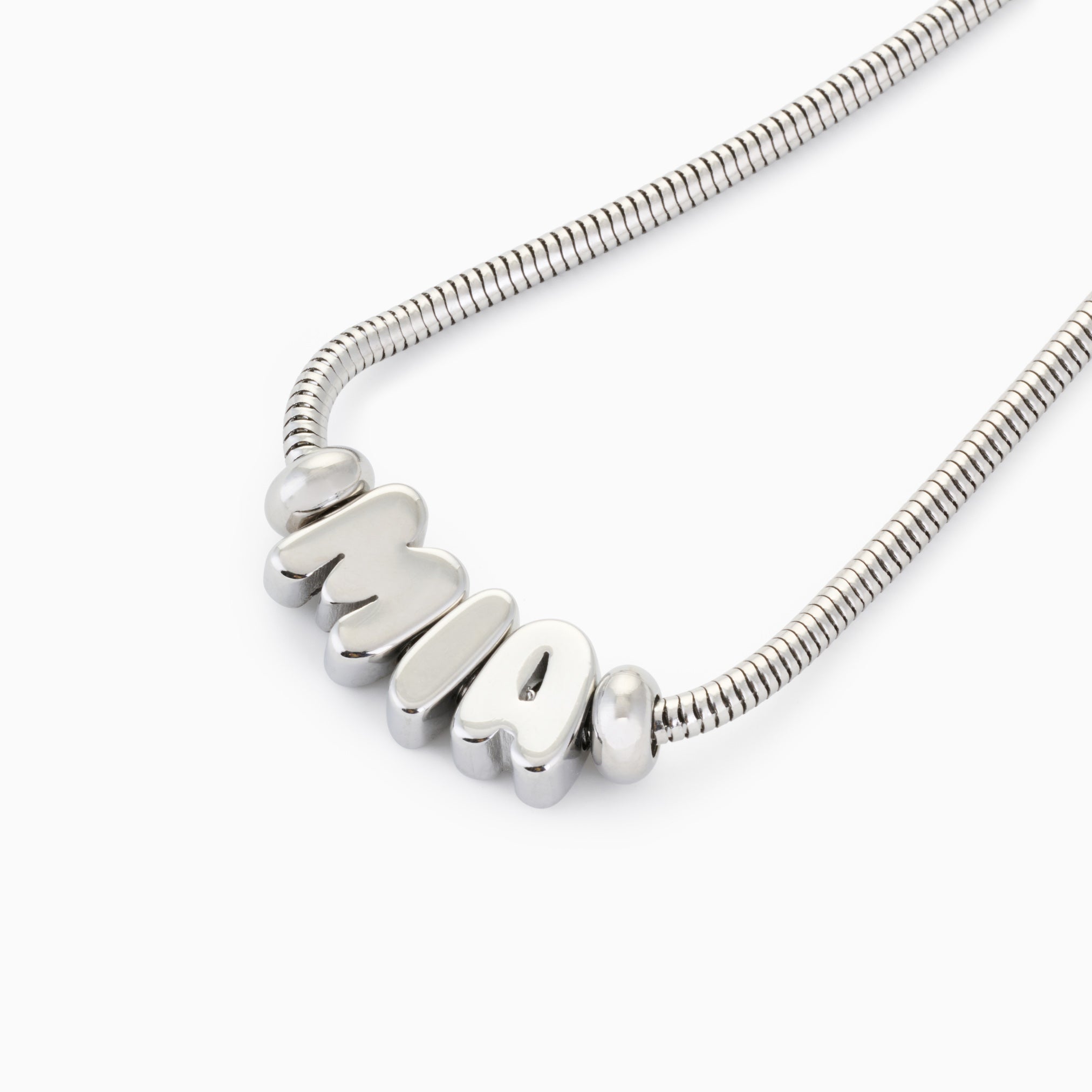 BUBBLE NAME NECKLACE