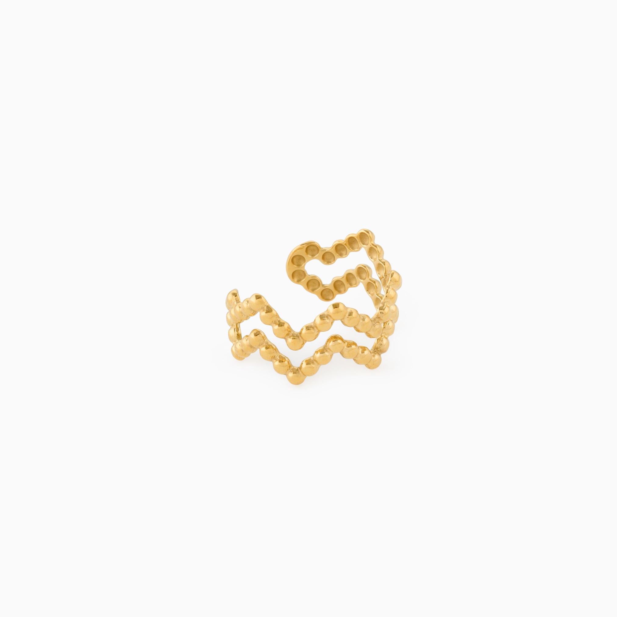 DOUBLE WAVE EAR CUFF
