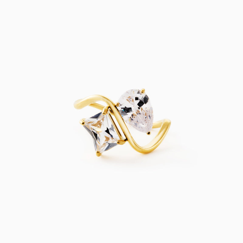 MOI ET TOI RING best gold plated tarnish and water resistant piece by Irish Jewellery brand - Lynott Jewellery