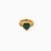 PURE OF HEART GREEN RING