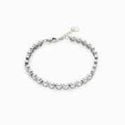 PURE SPARKLE TENNIS BRACELET best gold plated tarnish and water resistant piece by Irish Jewellery brand - Lynott Jewellery