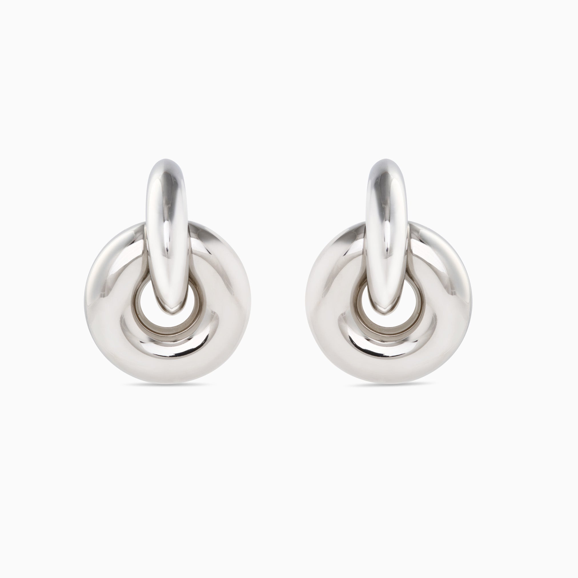 KNOTTED POWER HOOP best gold plated tarnish and water resistant piece by Irish Jewellery brand - Lynott Jewellery