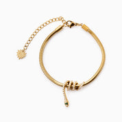 LAUREN X LYNOTT NATHAIR NIMHE SNAKE BRACELET best gold plated tarnish and water resistant piece by Irish Jewellery brand - Lynott Jewellery