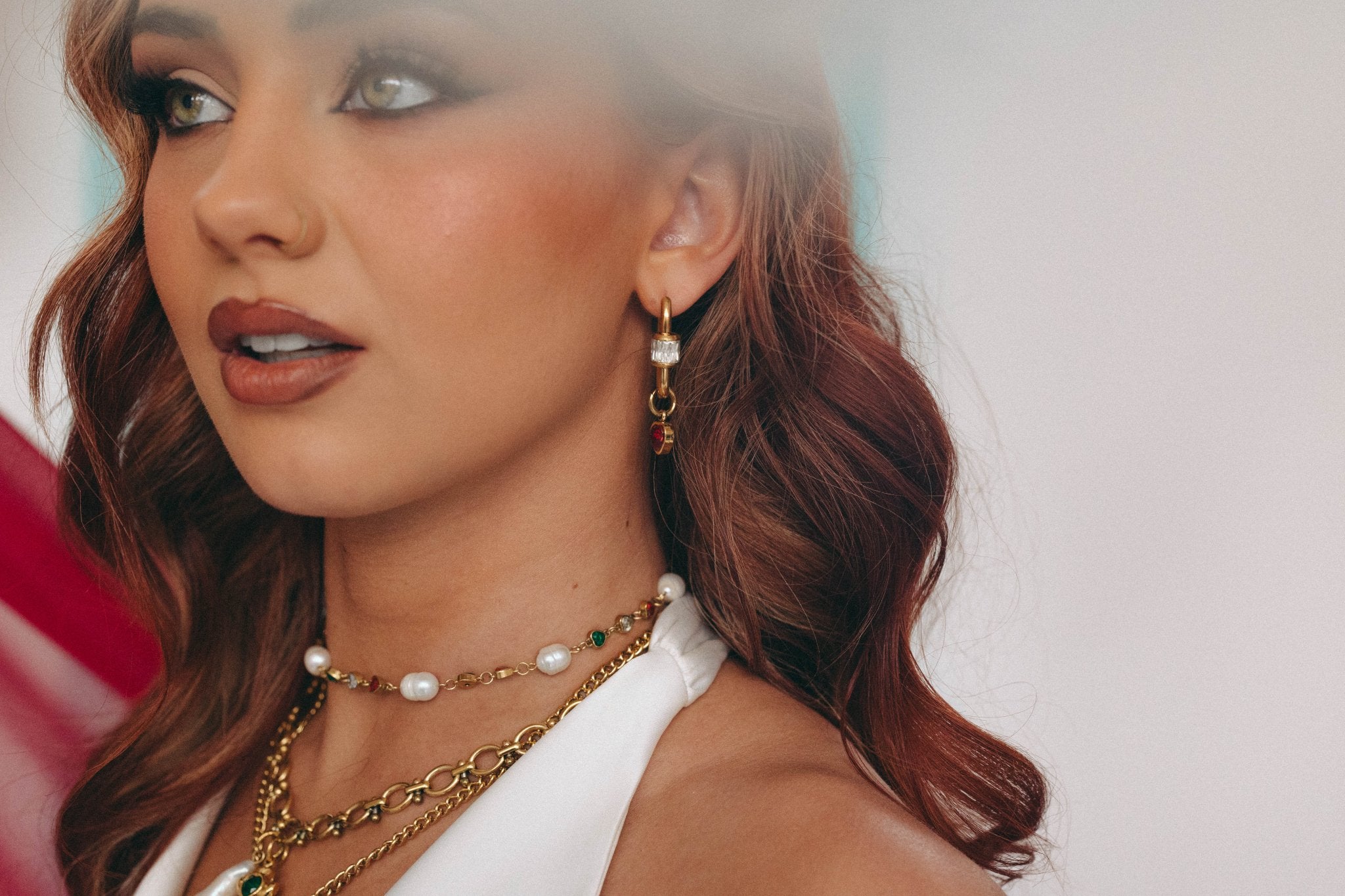 LAUREN X LYNOTT SINGLE ANAM HEART CHARM best gold plated tarnish and water resistant piece by Irish Jewellery brand - Lynott Jewellery