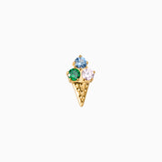 SWEET SWRIL FLAT BACK INDIVIDUAL STUD