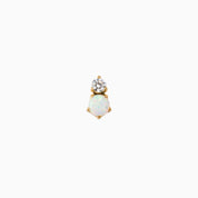 OPAL GLOW FLAT BACK INDIVIDUAL STUD