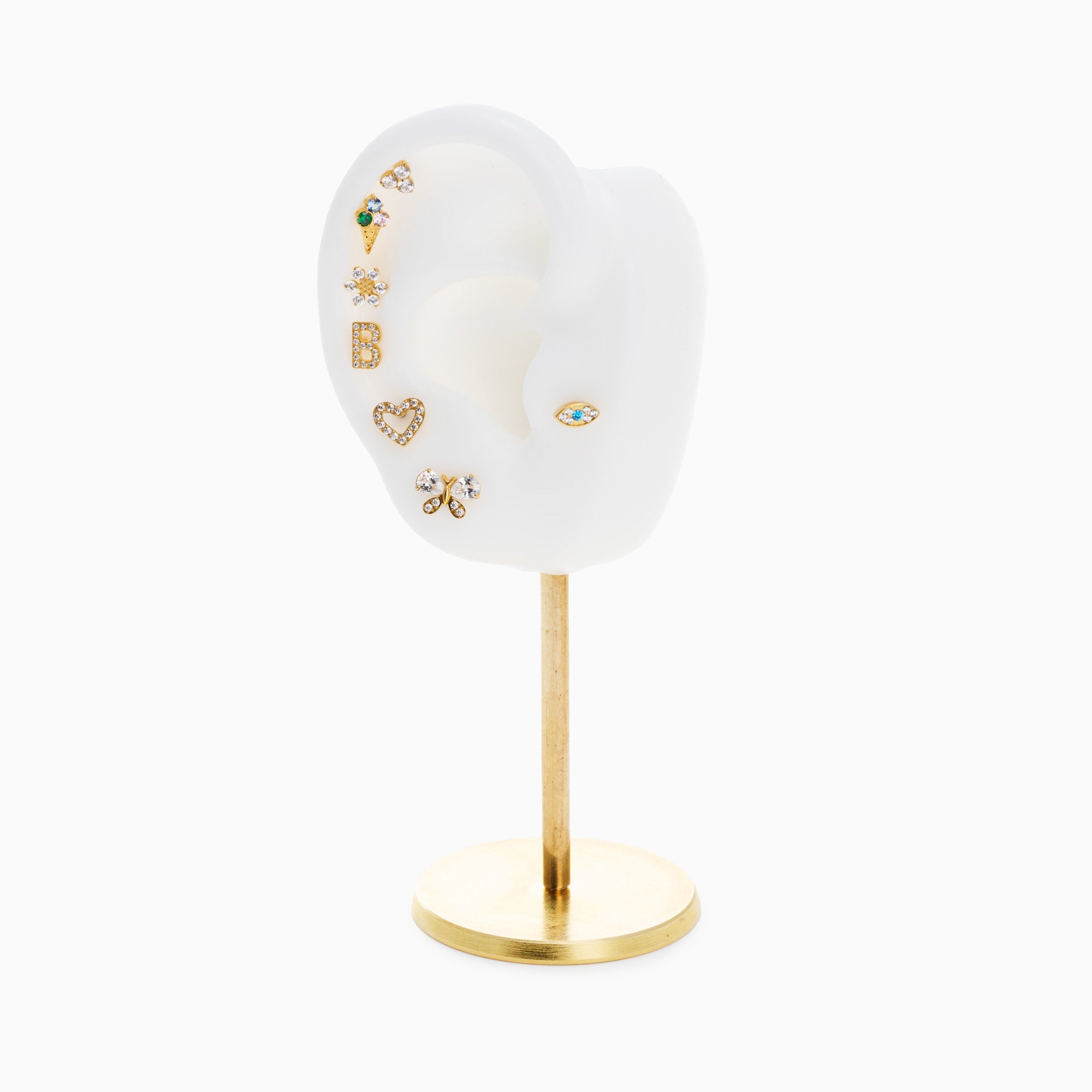 ETERNAL HEART FLAT BACK INDIVIDUAL STUD