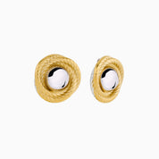 ZARA TWISTED TWO TONE STUDS