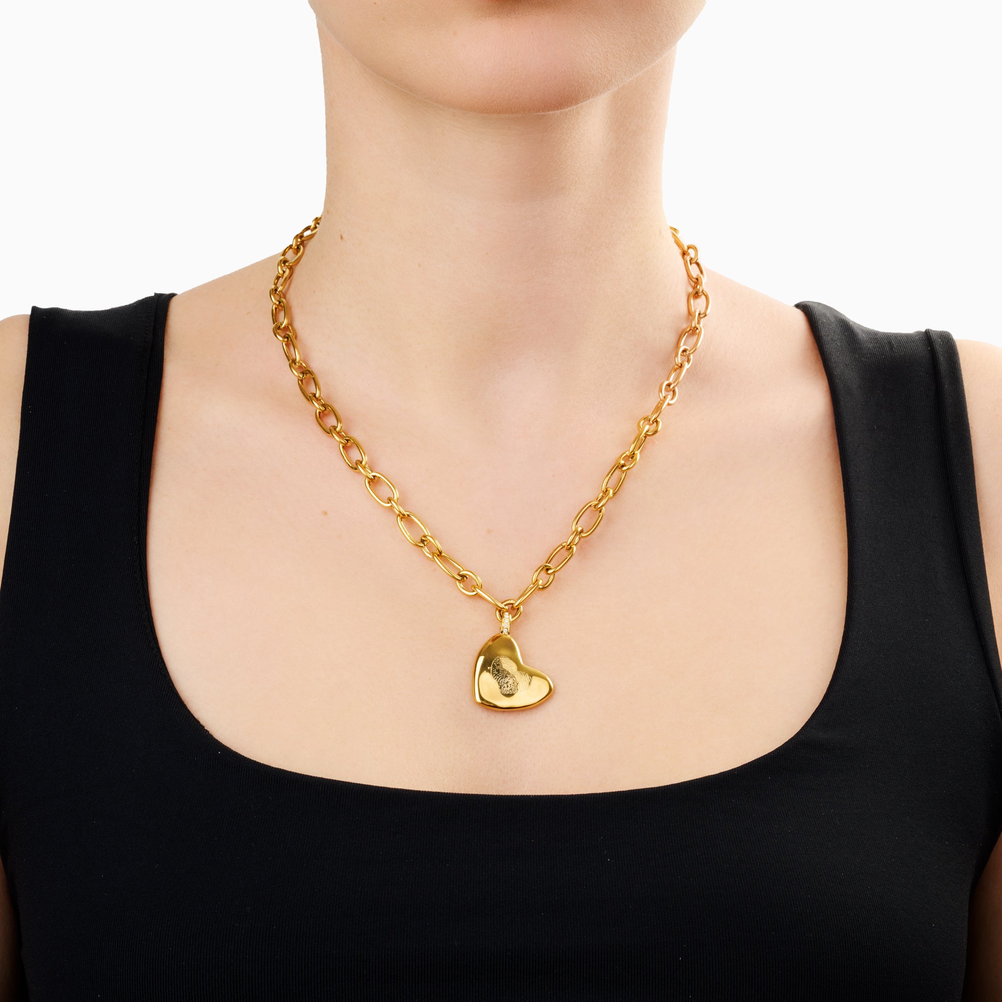 HEARTFELT ENGRAVABLE NECKLACE