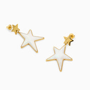 STARSTRUCK ENAMEL DROP DOWN EARRING