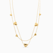 INFINITY HEART LAYERED NECKLACE