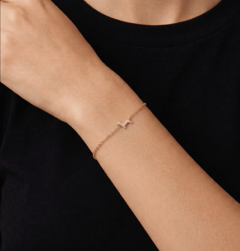 THE SLINKY BRACELET best gold plated tarnish and water resistant piece by Irish Jewellery brand - Lynott Jewellery