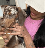 THE SLINKY NECKLACE best gold plated tarnish and water resistant piece by Irish Jewellery brand - Lynott Jewellery