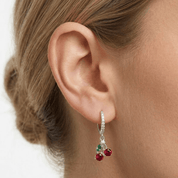 MON CHERIE HUGGIES SILVER best gold plated tarnish and water resistant piece by Irish Jewellery brand - Lynott Jewellery