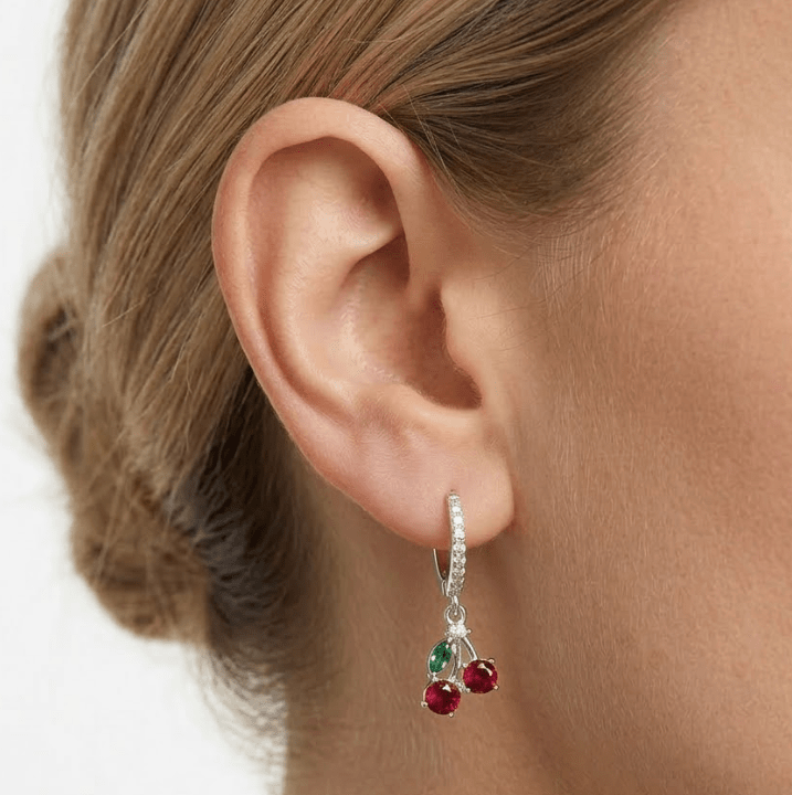 MON CHERIE HUGGIES SILVER best gold plated tarnish and water resistant piece by Irish Jewellery brand - Lynott Jewellery