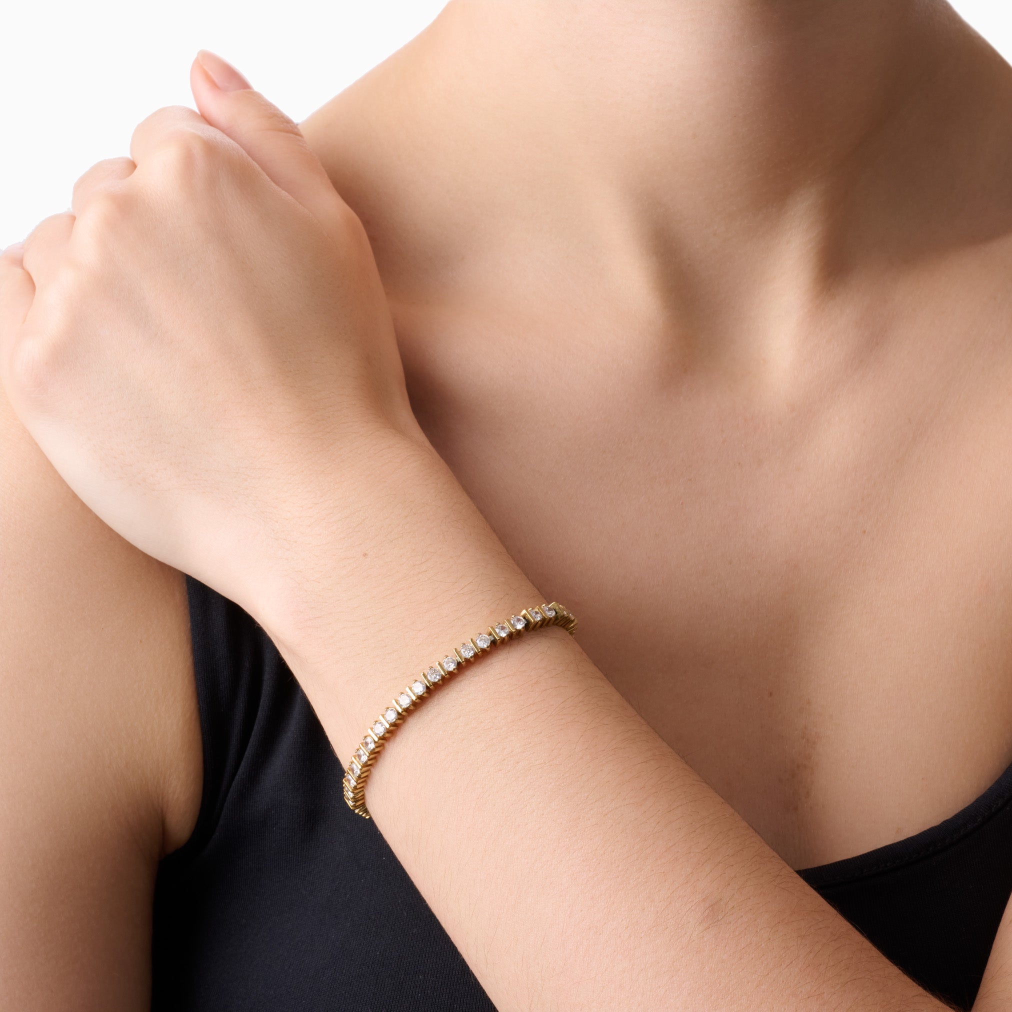 LARA CRYSTAL TENNIS BRACELET