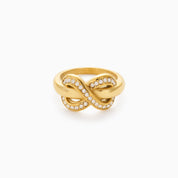 VELVET KISS RING best gold plated tarnish and water resistant piece by Irish Jewellery brand - Lynott Jewellery