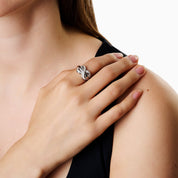 VELVET KISS RING best gold plated tarnish and water resistant piece by Irish Jewellery brand - Lynott Jewellery