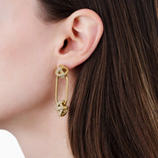 LOVERS KNOT DROP HOOPS