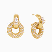 ETERNAL TWO IN ONE WISH HOOPS best gold plated tarnish and water resistant piece by Irish Jewellery brand - Lynott Jewellery