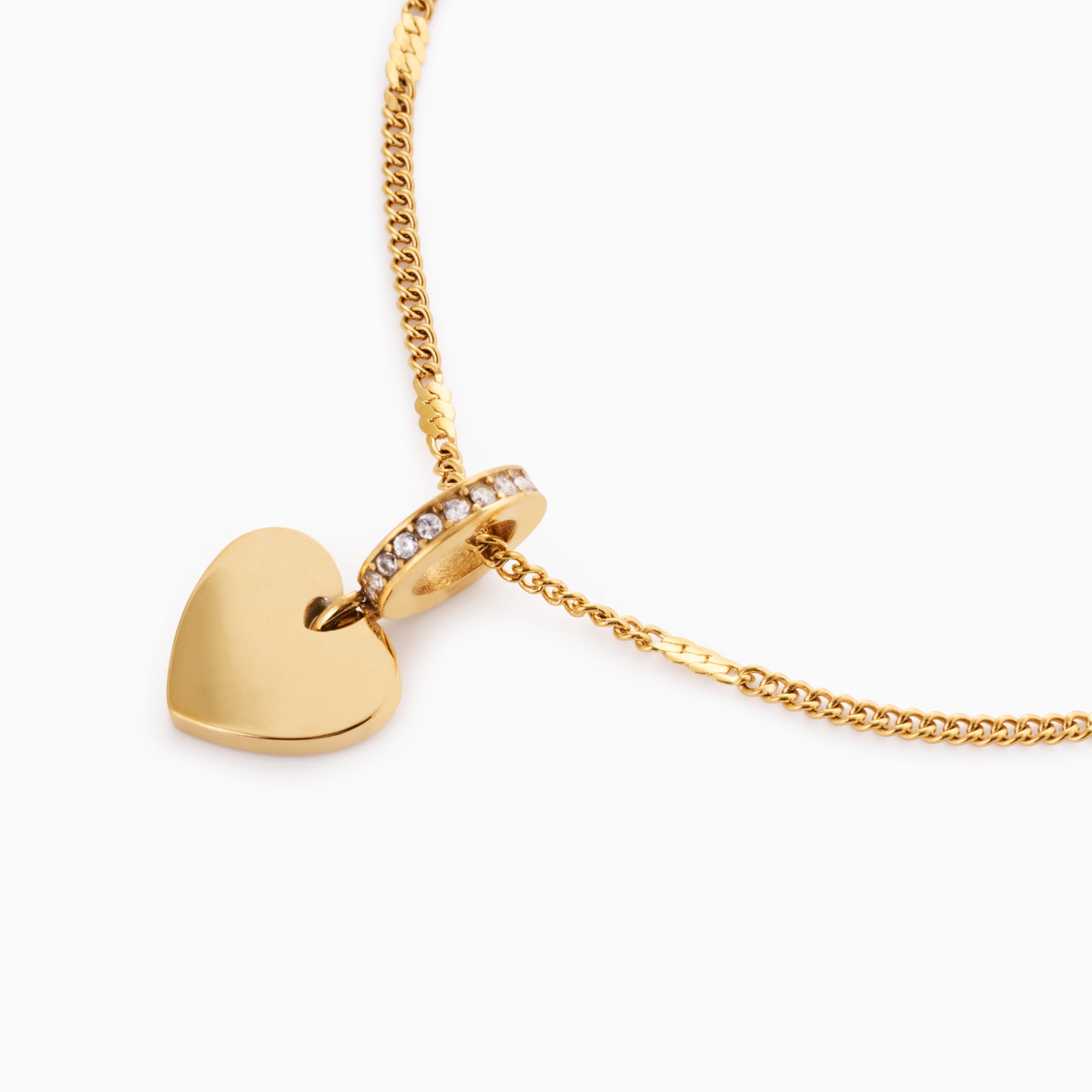 HEARTFELT ENGRAVABLE BRACELET best gold plated tarnish and water resistant piece by Irish Jewellery brand - Lynott Jewellery