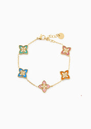 PASSIONATE MULTI BRACELET best gold plated tarnish and water resistant piece by Irish Jewellery brand - Lynott Jewellery