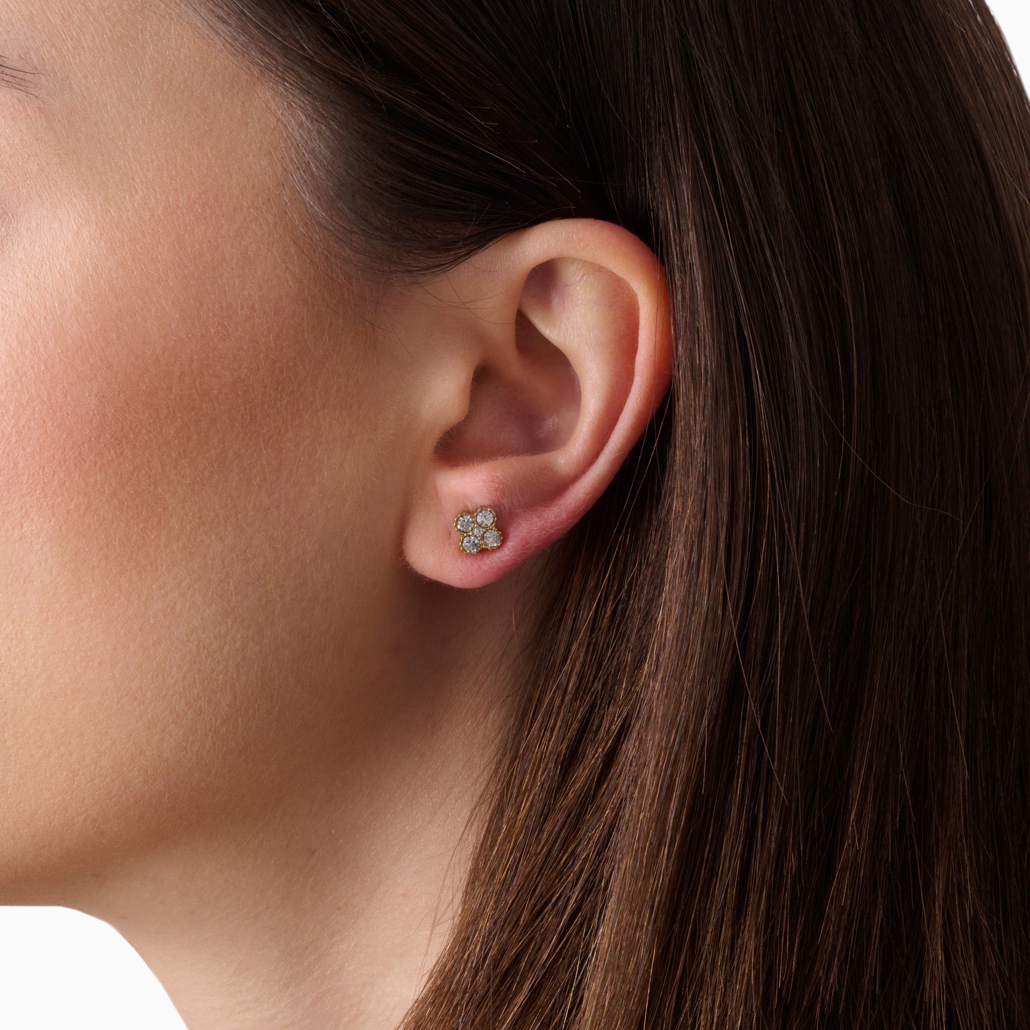 TOTAL GLAM STUDS best gold plated tarnish and water resistant piece by Irish Jewellery brand - Lynott Jewellery