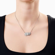 YOU ARE MY WORLD ENGRAVABLE NECKLACE best gold plated tarnish and water resistant piece by Irish Jewellery brand - Lynott Jewellery