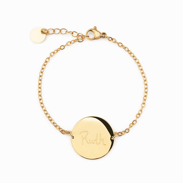 ENGRAVABLE DISC BRACELET