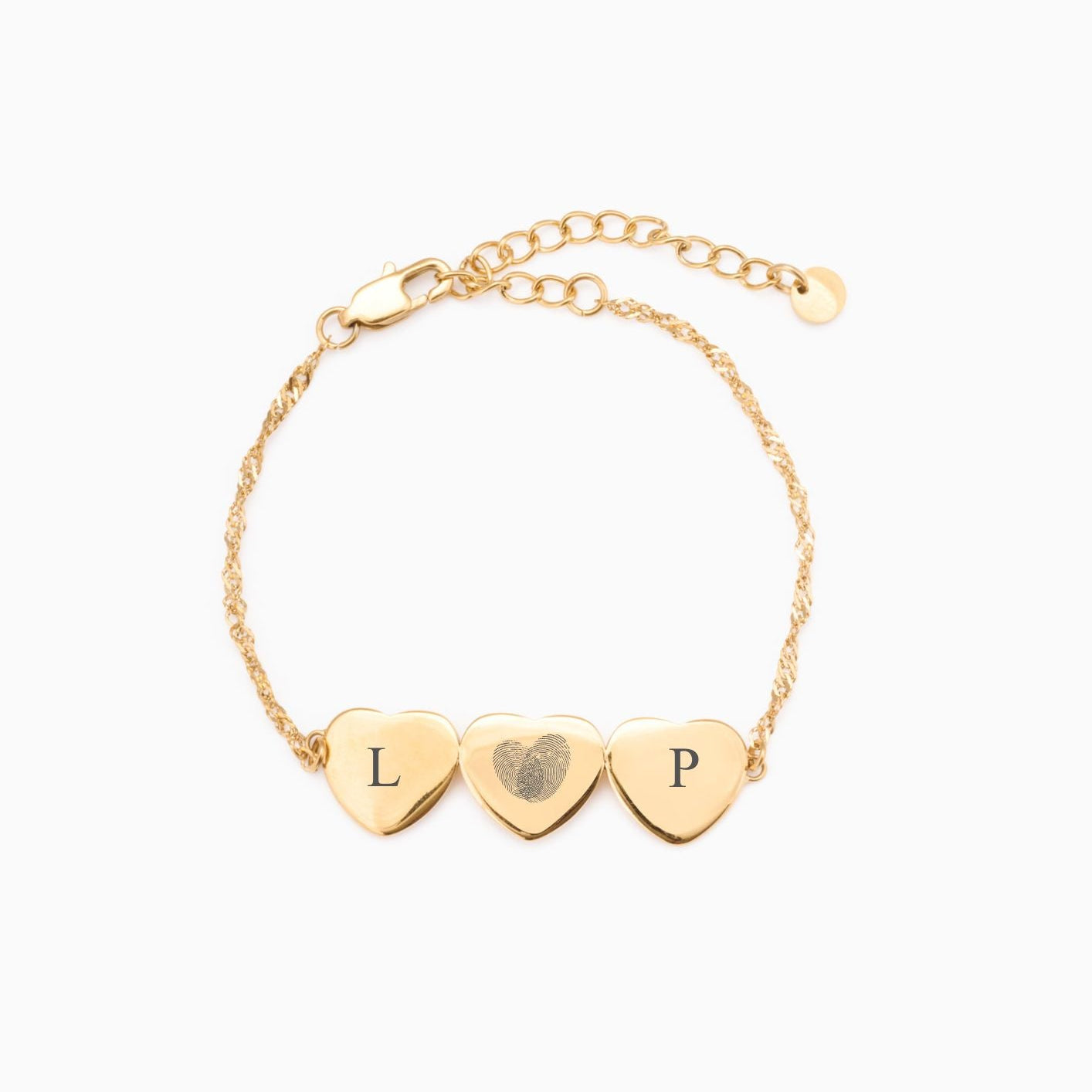 ALWAYS IN THREES ENGRAVABLE HEART BAR BRACELET best gold plated tarnish and water resistant piece by Irish Jewellery brand - Lynott Jewellery