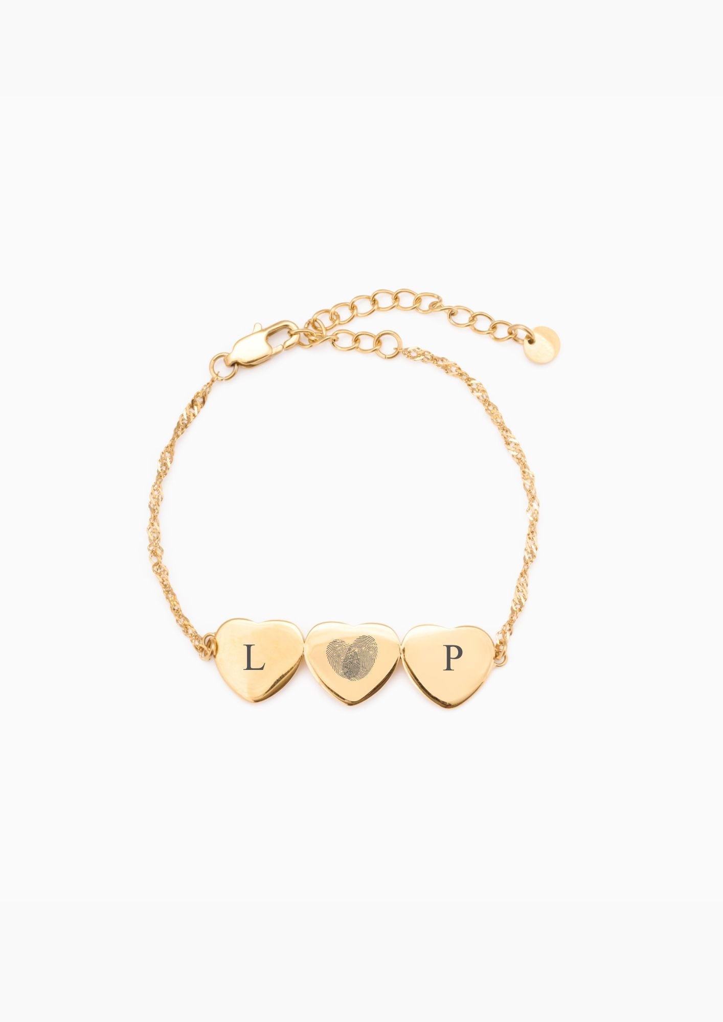 ALWAYS IN THREES ENGRAVABLE HEART BAR BRACELET best gold plated tarnish and water resistant piece by Irish Jewellery brand - Lynott Jewellery