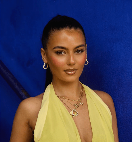 MEGAN FORTE CLARKE LOVER GIRL HEART HOOPS best gold plated tarnish and water resistant piece by Irish Jewellery brand - Lynott Jewellery