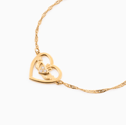 MEGAN FORTE CLARKE LOUD MOUTH CLADDAGH BRACELET best gold plated tarnish and water resistant piece by Irish Jewellery brand - Lynott Jewellery