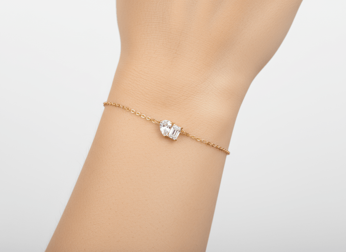 MOI ET TOI BRACELET best gold plated tarnish and water resistant piece by Irish Jewellery brand - Lynott Jewellery