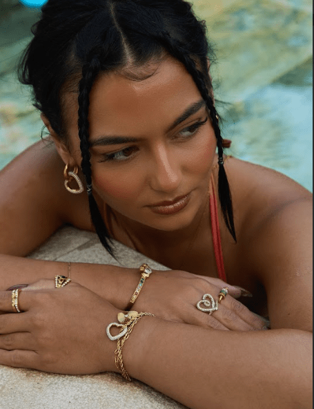MEGAN FORTE CLARKE JUICY SPINNING RING best gold plated tarnish and water resistant piece by Irish Jewellery brand - Lynott Jewellery