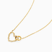 BIG SIS & LITTLE SIS LOVE NECKLACE best gold plated tarnish and water resistant piece by Irish Jewellery brand - Lynott Jewellery