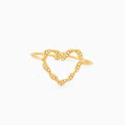 BIG SIS & LITTLE SIS LOVE RING best gold plated tarnish and water resistant piece by Irish Jewellery brand - Lynott Jewellery